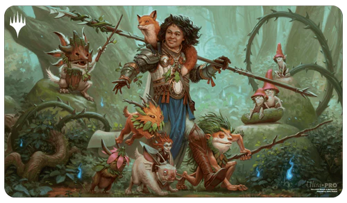 Wilds of Eldraine Ellivere of the Wild Court Standard Gaming Playmat for Magic: The Gathering