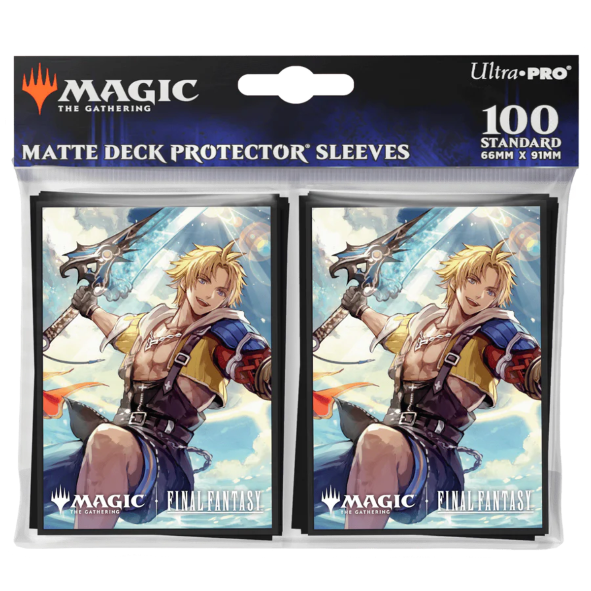 MTG Final Fantasy Tidus, Yuna's Guardian Commander Sleeves 100ct