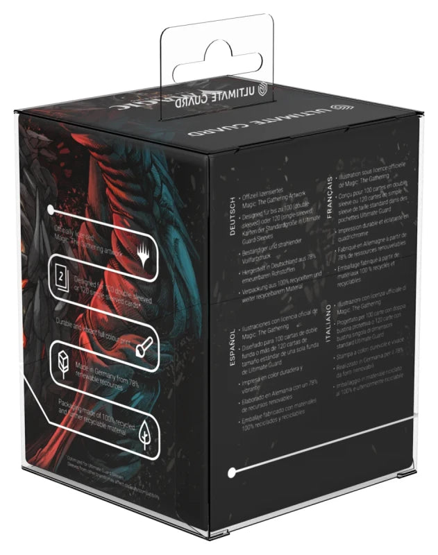 Ultimate Guard Tarkir Dragonstorm Mox Jasper 100+ RTE Boulder Deck Box