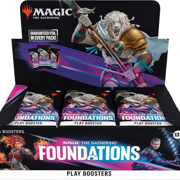 mtg foundations play booster card list Box (36 Packs) Qty:Single Starter Deck Amber and Amethyst Set 4 draft packs with friends Azurite Sea Card Reveals