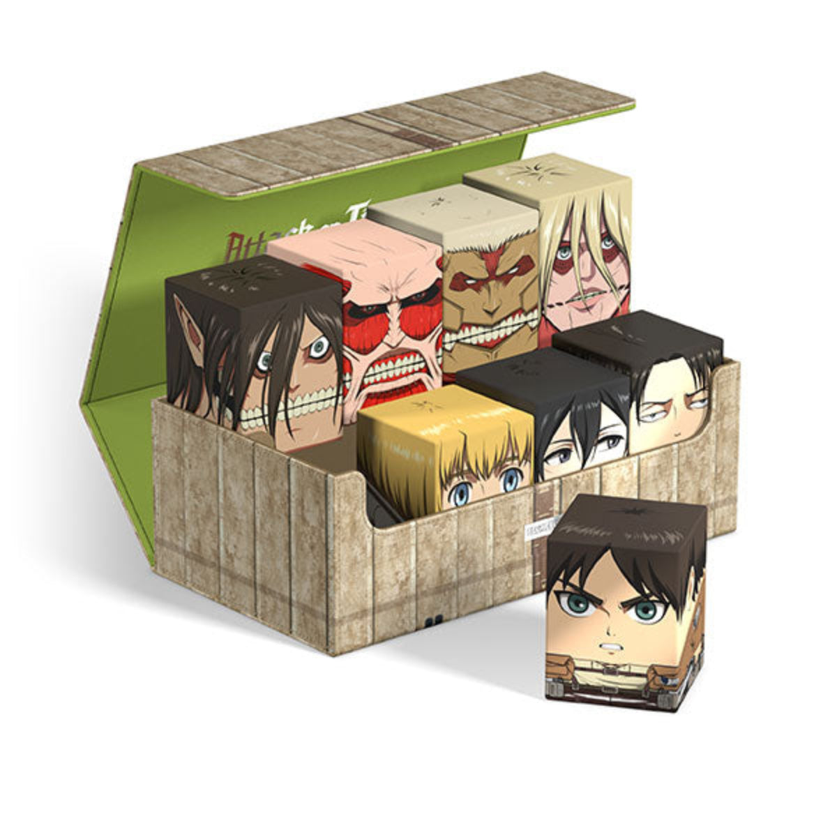 Attack on Titan Collector Case Squaroes Bundle