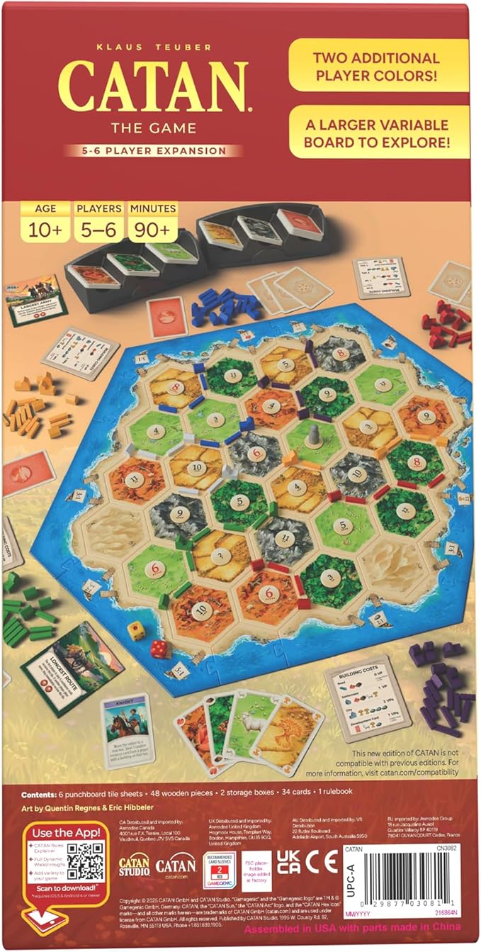 CATAN The Game 5-6 Player Expansion (6th edition)
