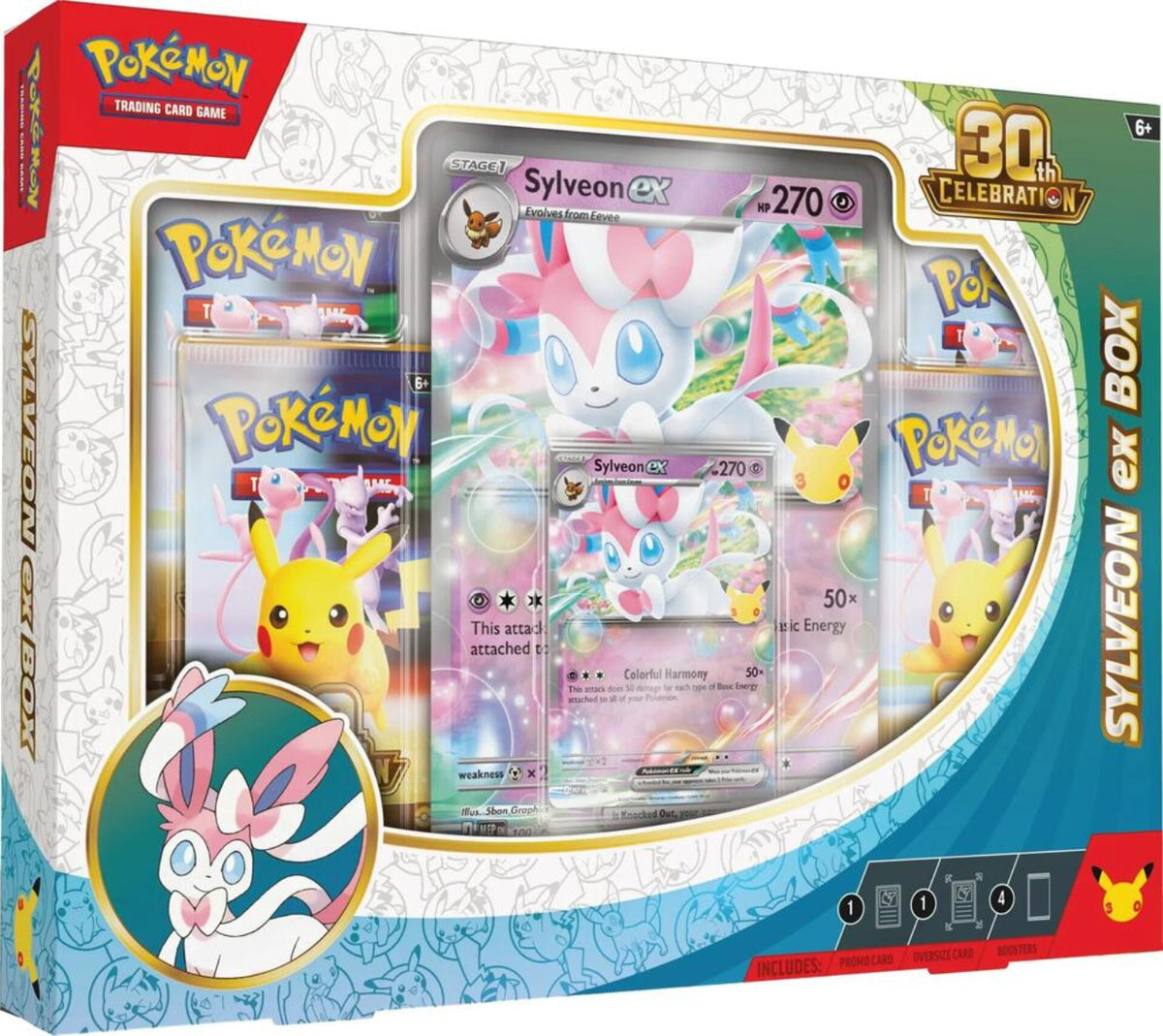 Pokemon 30th Celebration ex Box Set of 2 (Sylveon and Greninja)