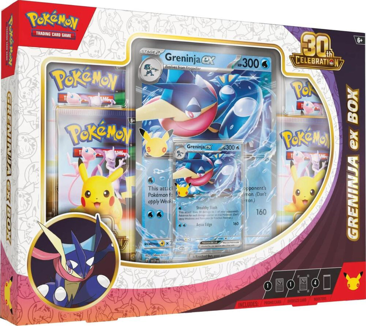 Pokemon 30th Celebration ex Box Set of 2 (Sylveon and Greninja)