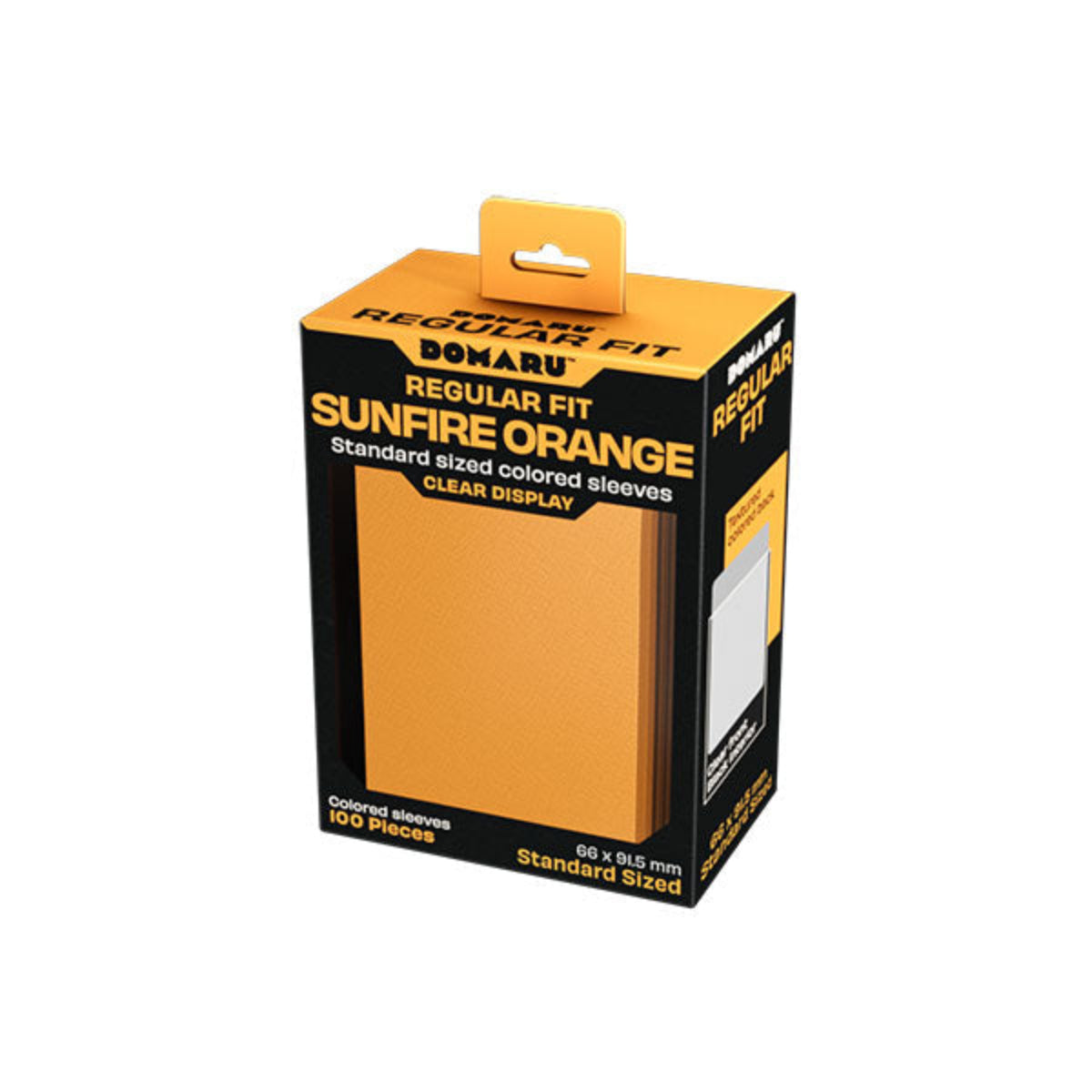 Domaru 100ct Standard Sleeves - Sunfire Orange