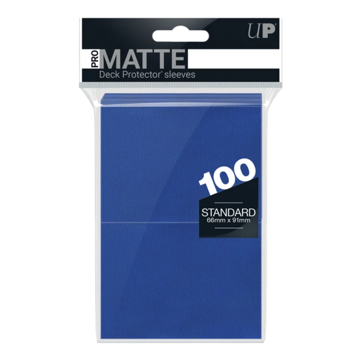 Ultra Pro 100ct Standard Deck Protector Sleeves - Matte Blue