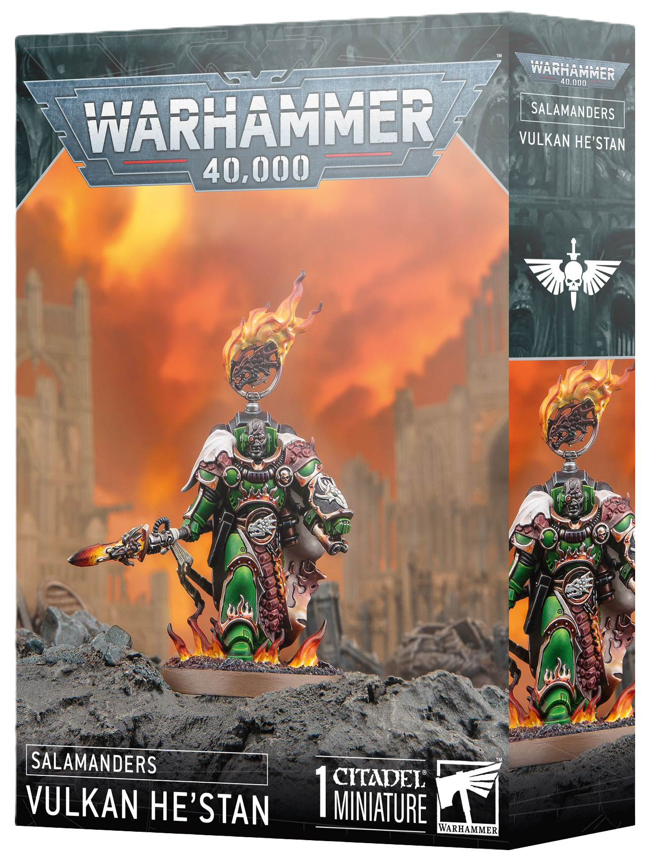 Warhammer 40K Salamanders Vulkan He'Stan - Preorder