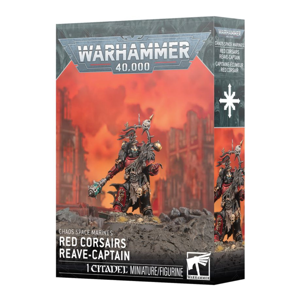 Warhammer 40k Chaos Space Marines Red Corsairs Reave-Captain