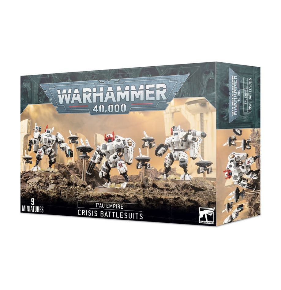 Warhammer 40K Tau Empire Crisis Battlesuits