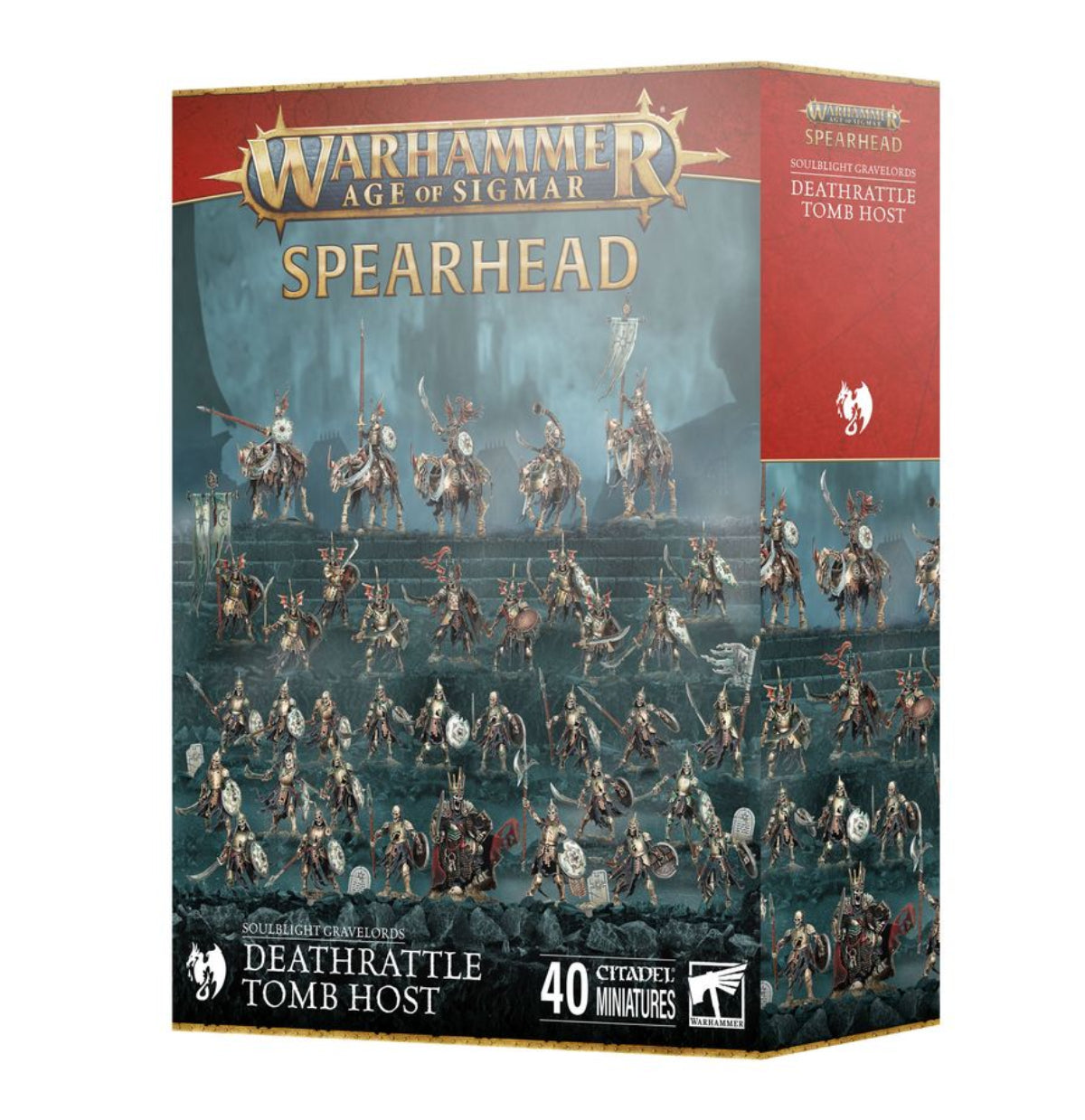 Warhammer AoS Spearhead Soulblight Gravelords Deathrattle Tomb Host