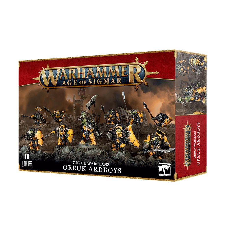 Warhammer AoS Orruk Warclans Ardboyz