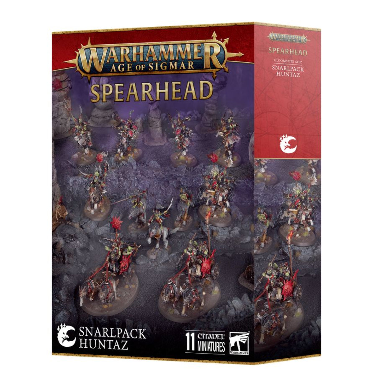 Warhammer AoS Spearhead Gloomspite Gitz Snarlpack Huntaz