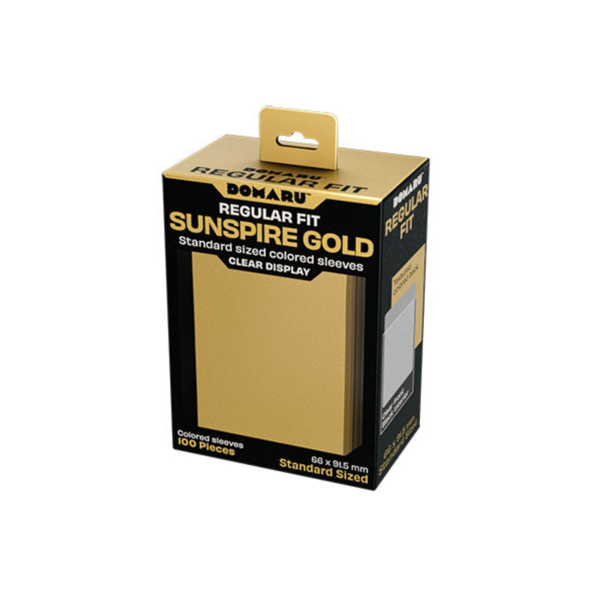 Domaru 100ct Standard Sleeves - Sunspire Gold