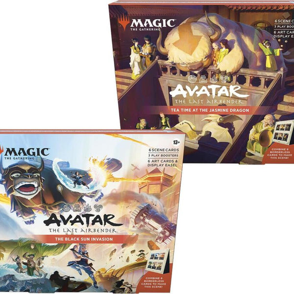 mtg avatar scene box card list Avatar The Last Airbender Scene Box Bundle Set of 2