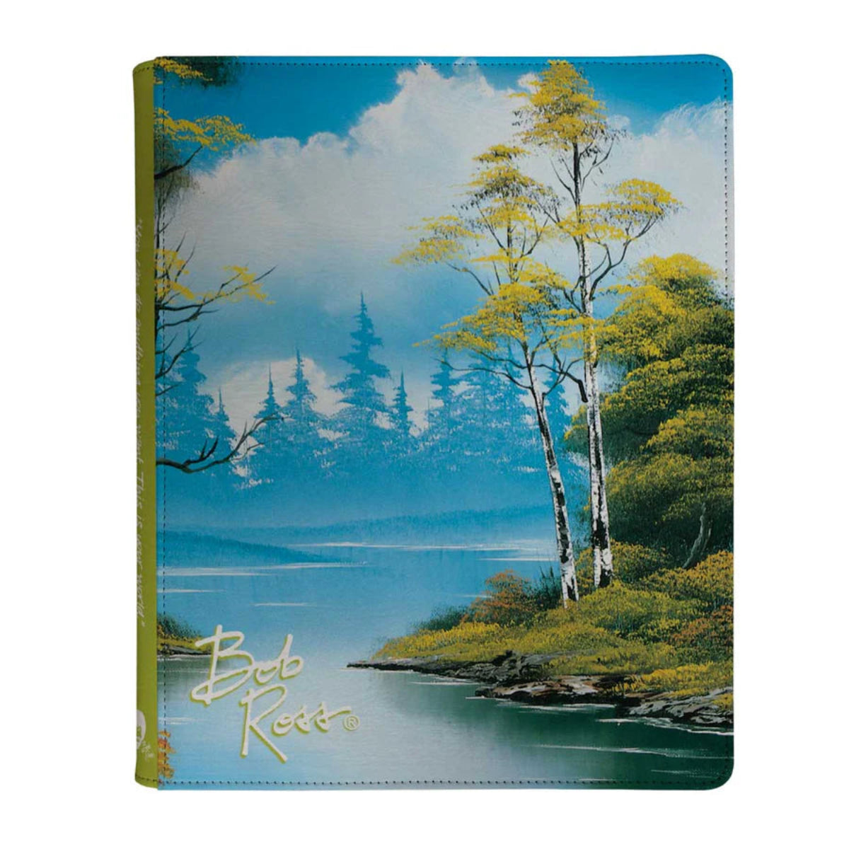 Bob Ross Lakeside Path 9-Pocket Zip Binder 360