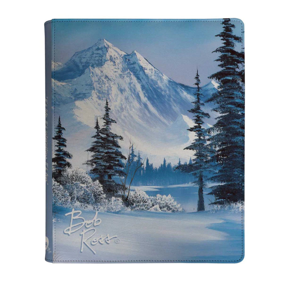 Bob Ross Winter Paradise 9-Pocket Zip Binder 360