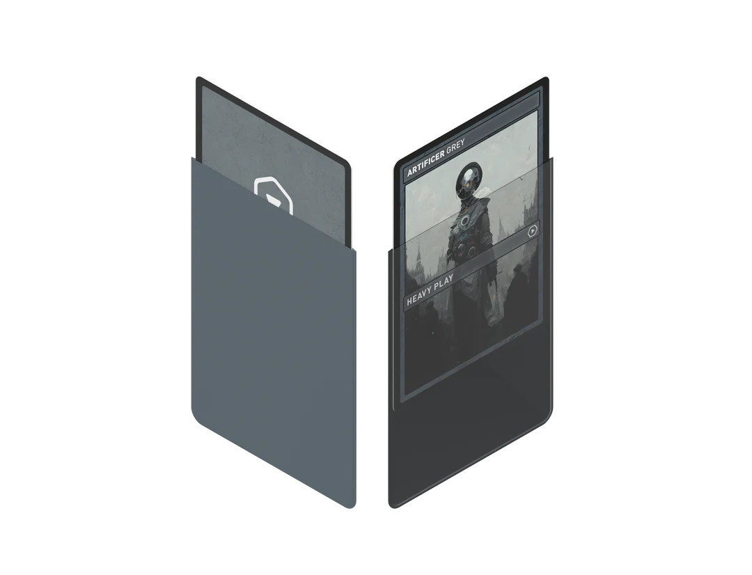 Heavy Play Curv Sleeves Standard 100 Ct Artificer Grey