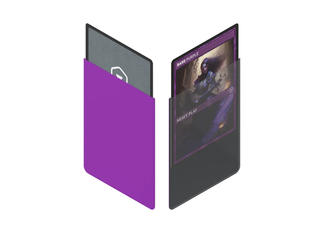 Heavy Play Curv Sleeves Standard 100 Ct Bard Purple