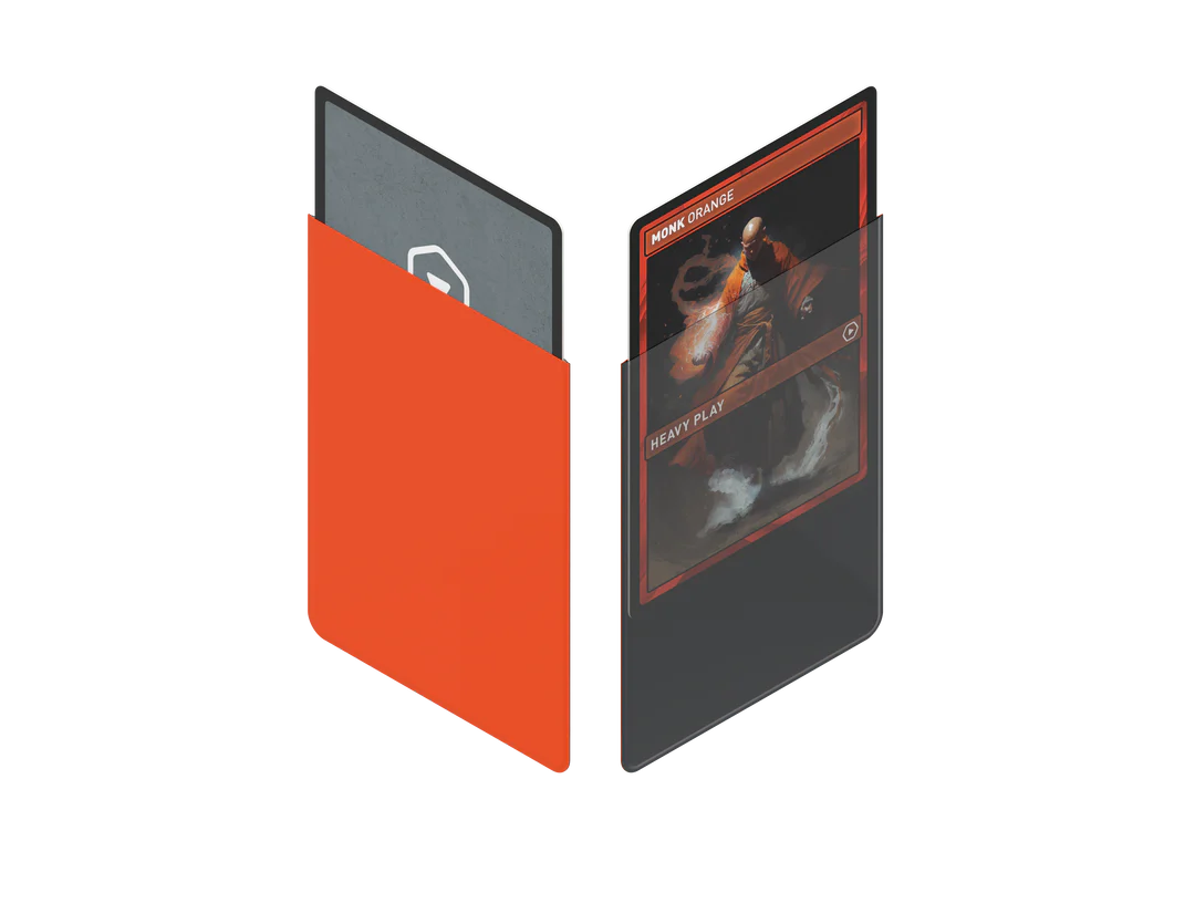 Heavy Play Curv Sleeves Standard 100 Ct Monk Orange