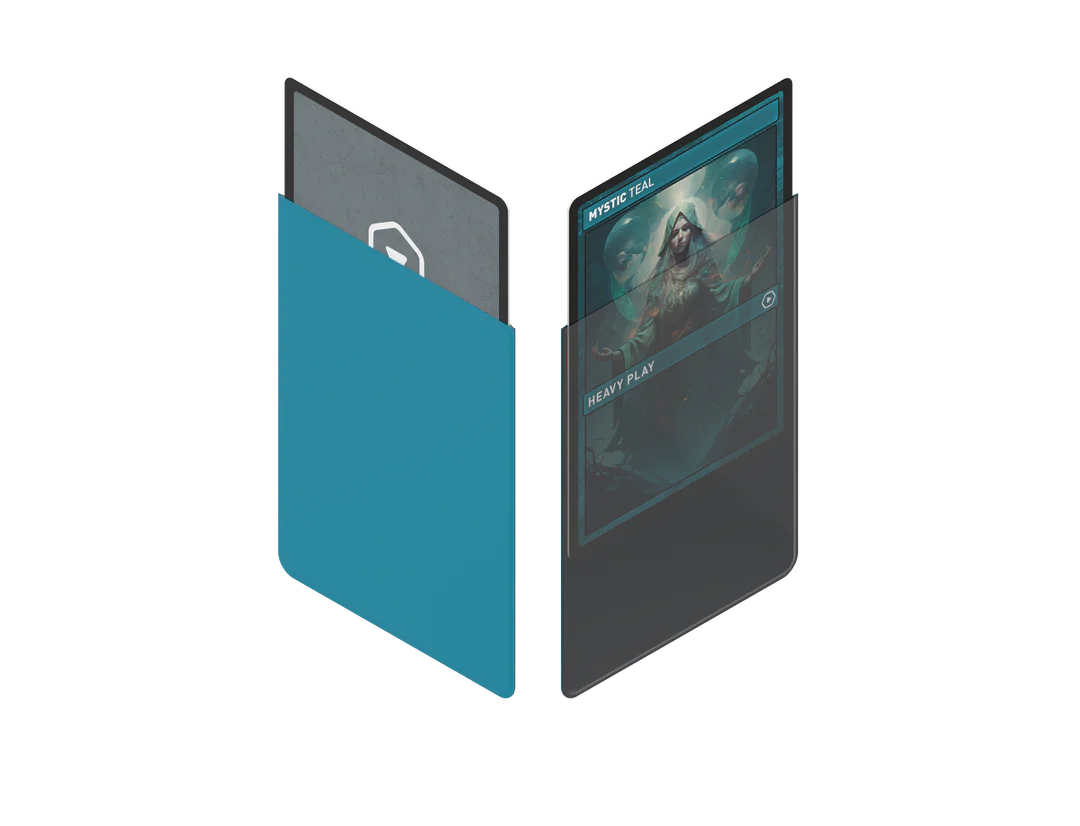 Heavy Play Curv Sleeves Standard 100 Ct Mystic Teal Heavy Play Curv Sleeves Standard 100 Ct Mystic Teal