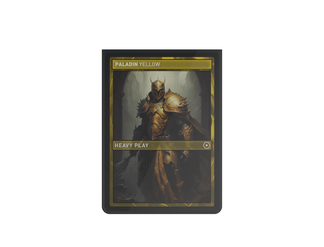 Heavy Play Curv Sleeves Standard 100 Ct Paladin Yellow