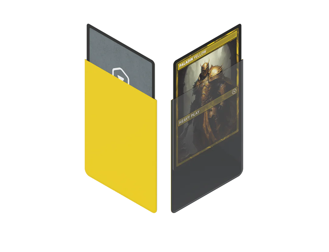 Heavy Play Curv Sleeves Standard 100 Ct Paladin Yellow