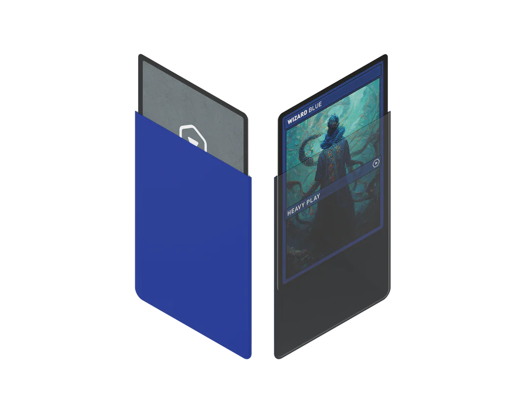 Heavy Play Curv Sleeves Standard 100 Ct Wizard Blue