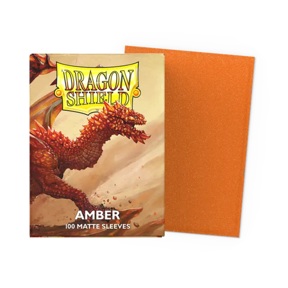 Dragon Shield Game Sleeves 100ct - Matte Amber