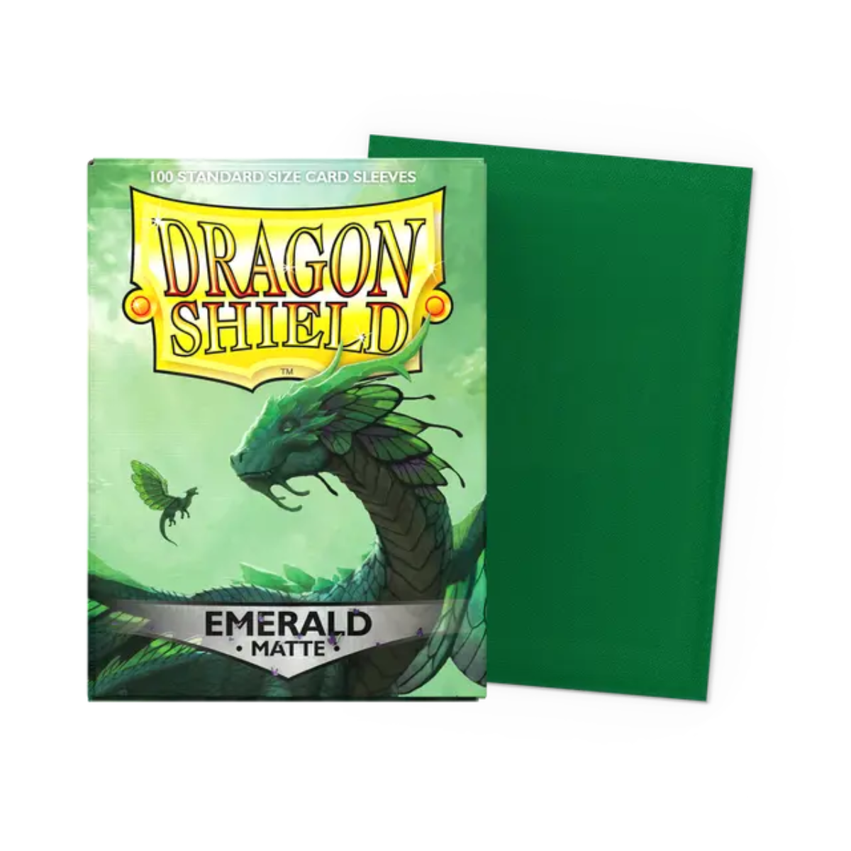 Dragon Shield Game Sleeves 100ct - Matte Emerald