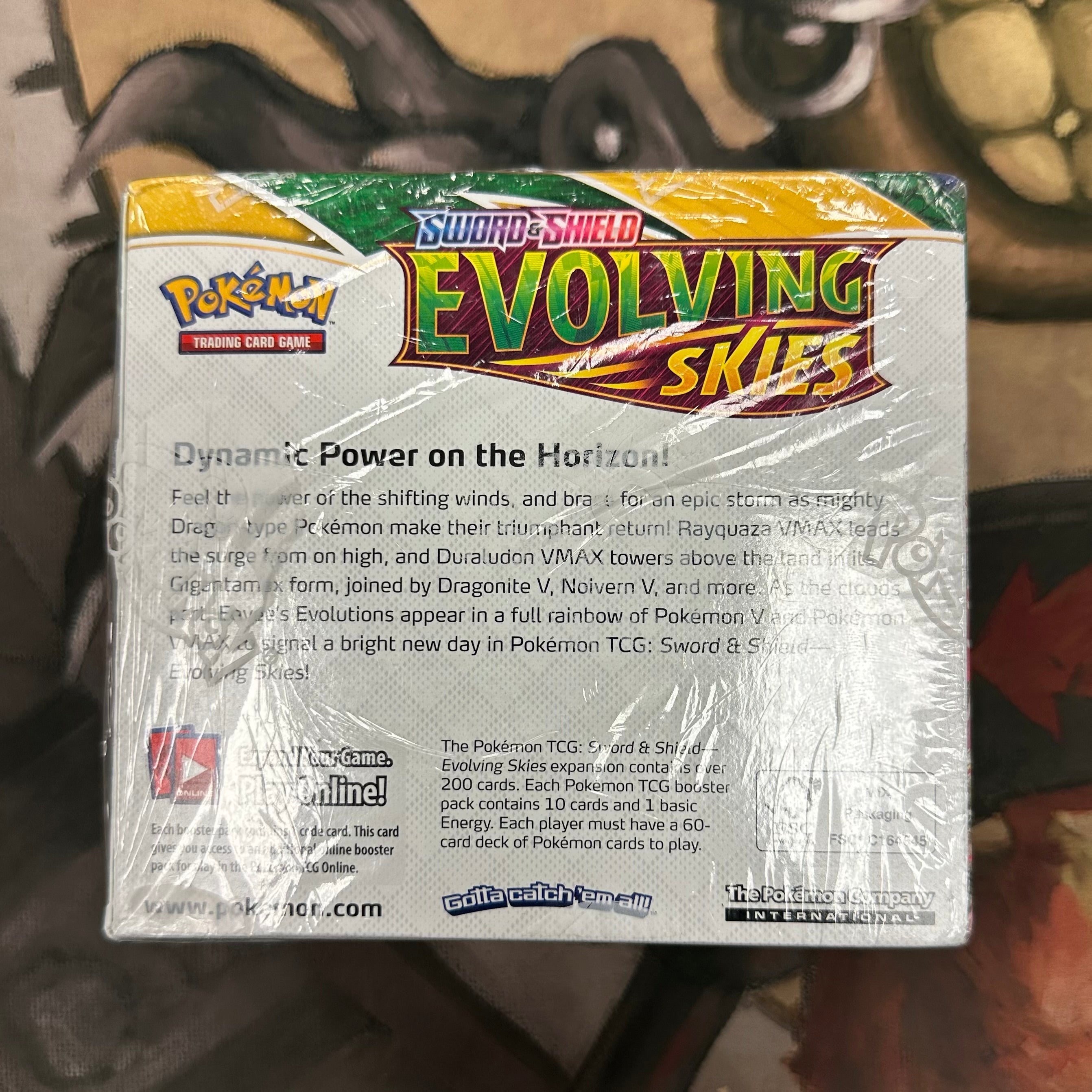 Pokemon Evolving Skies Booster Box Pokemon Evolving Skies Booster Box