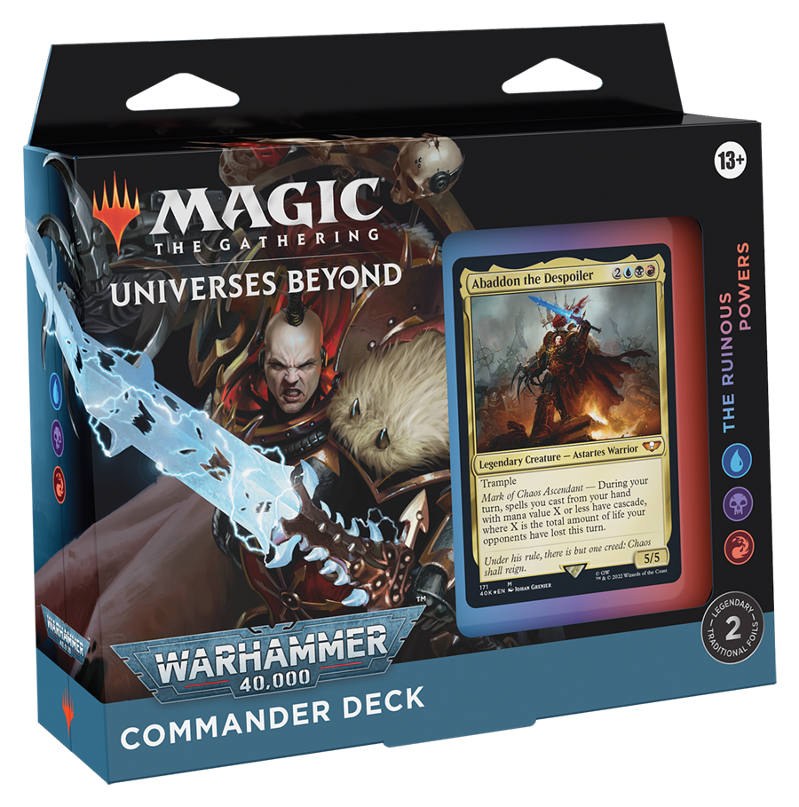 ruinous powers warhammer commander deck