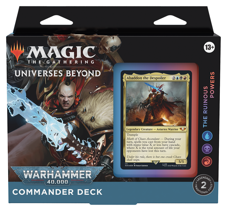 warhammer 40k ruinous powers mtg commander deck