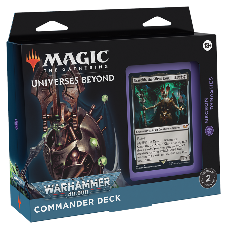 necrons warhammer 40k commander deck mtg