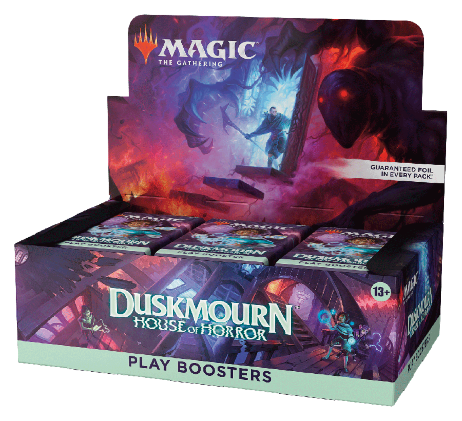 how much is a mtg booster box Magic the Gathering Secrets of Strixhaven Play 6-Box Case The year is 1926 Magic The Gathering - Teenage