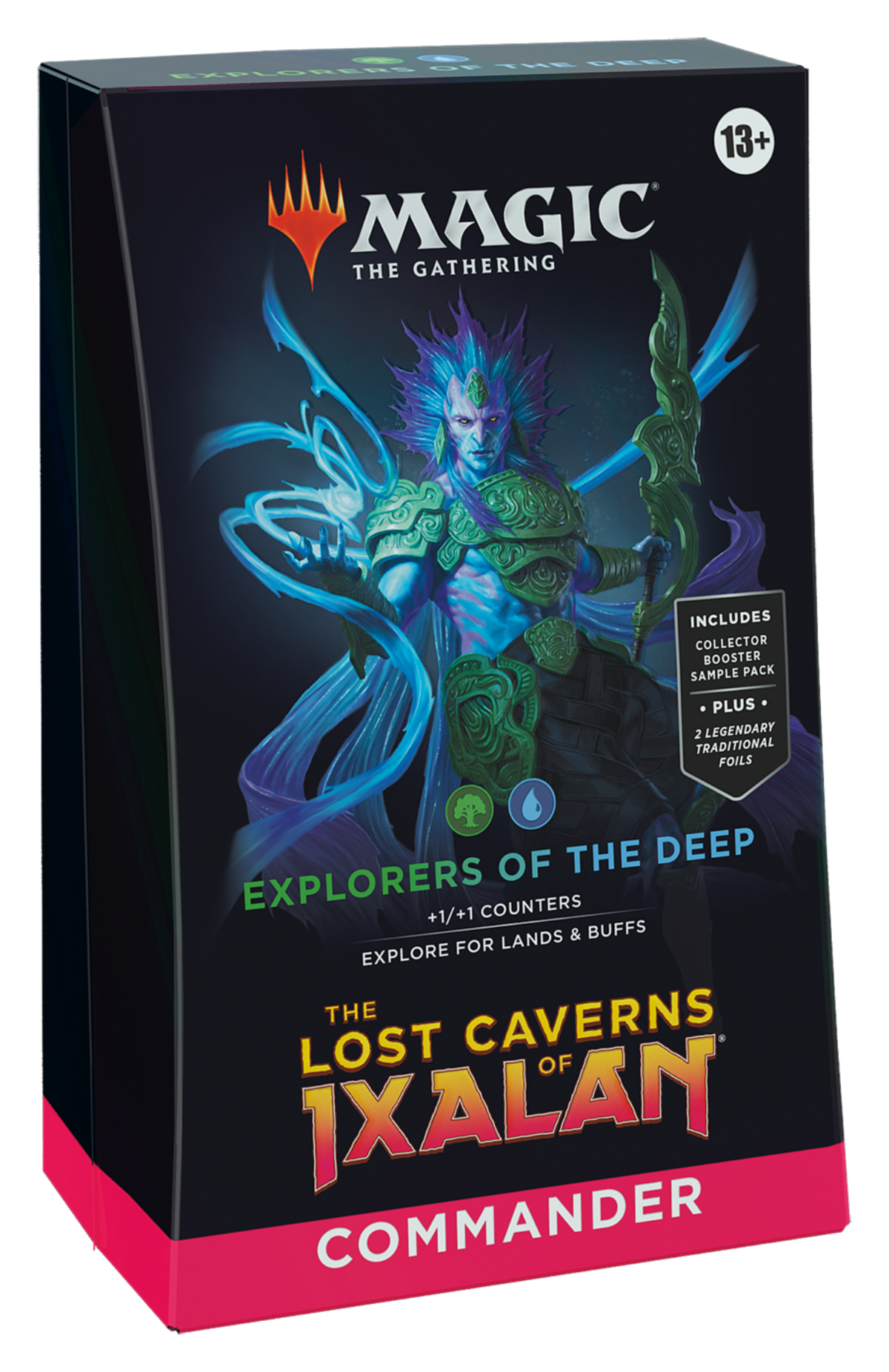 Magic the Gathering Lost Caverns of Ixalan Explorers of the Deep Commander Precon Magic the Gathering Lost Caverns of Ixalan Explorers of the Deep Commander Precon