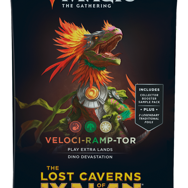mtg velociraptor commander deck Magic: The Gathering The Lost Caverns of Ixalan Commander Deck Bundle Includes All 4 Decks (Ahoy Mateys, Blood Rites, Explorers of The Deep, Veloci-ramp-tor) : Toys & Games