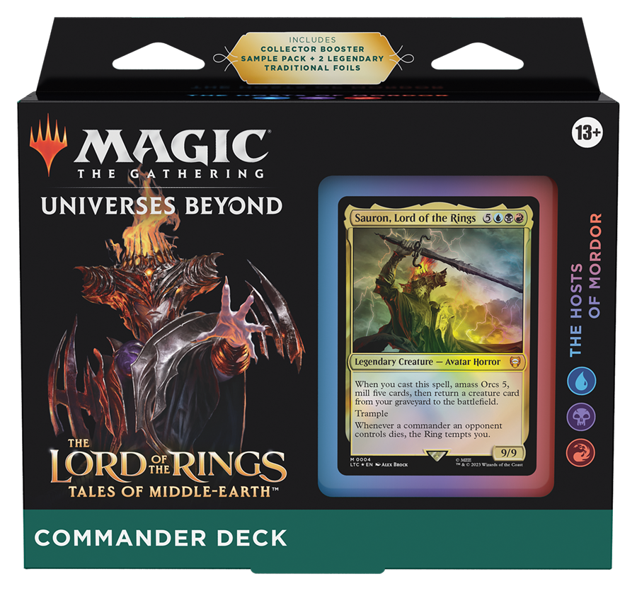 マジック：ザ・ギャザリング LOTR 4 commander decks MTG Lord of the Rings Commander Decks Set of 4 – Northwest Sportscards
