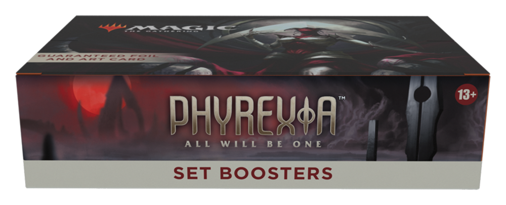 set booster box all will be one MTG Phyrexia All Will Be One Set Booster Box Display