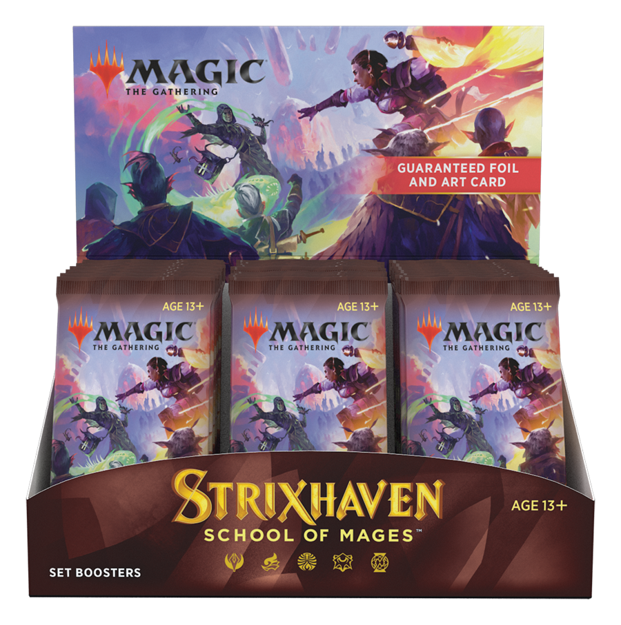 mtg strixhaven school of mages set booster box