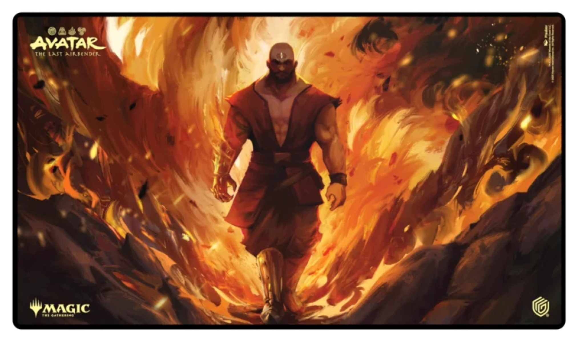 MTG Avatar the Last Airbender Combustion Man Playmat