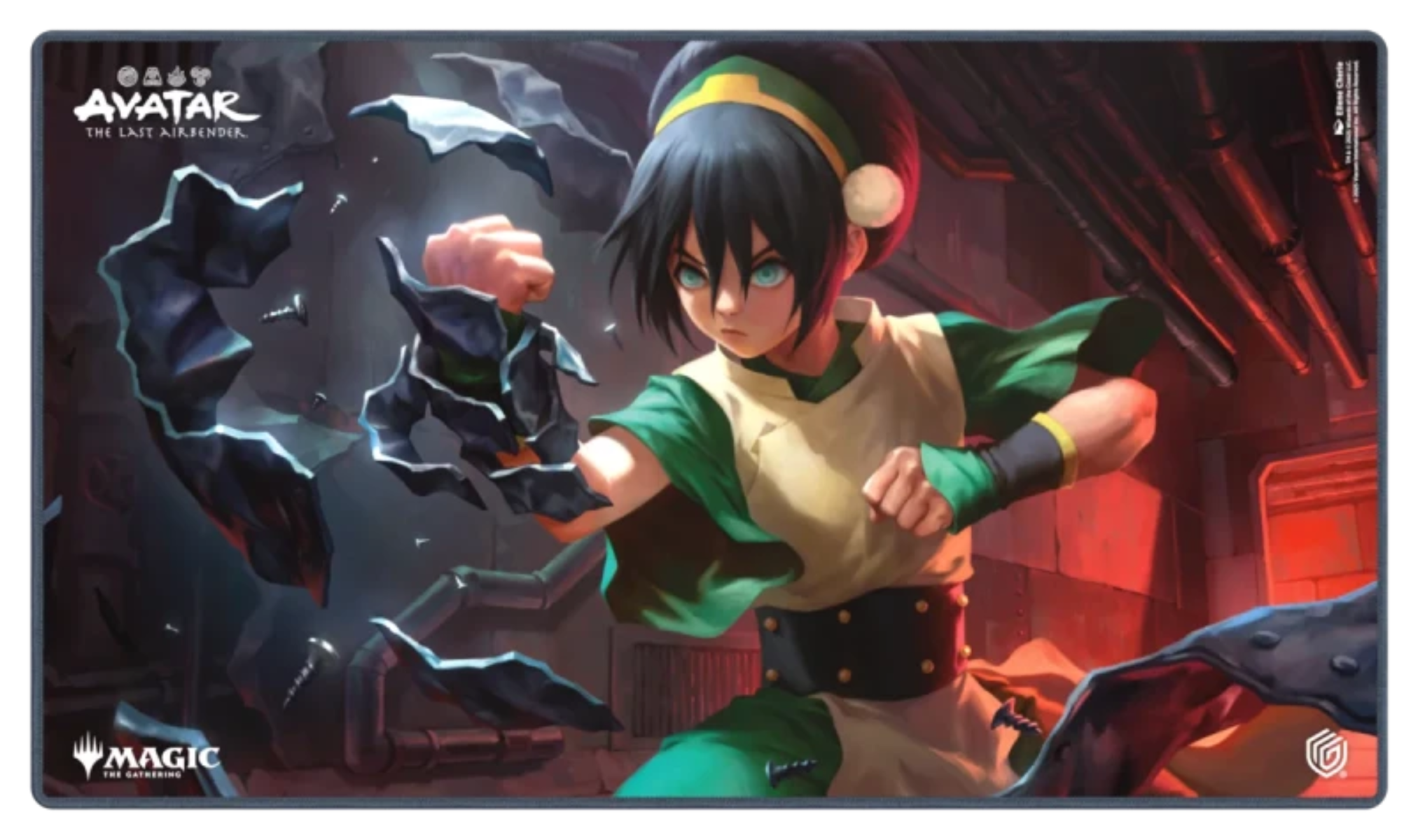MTG Avatar the Last Airbender Toph the First Metalbender Playmat