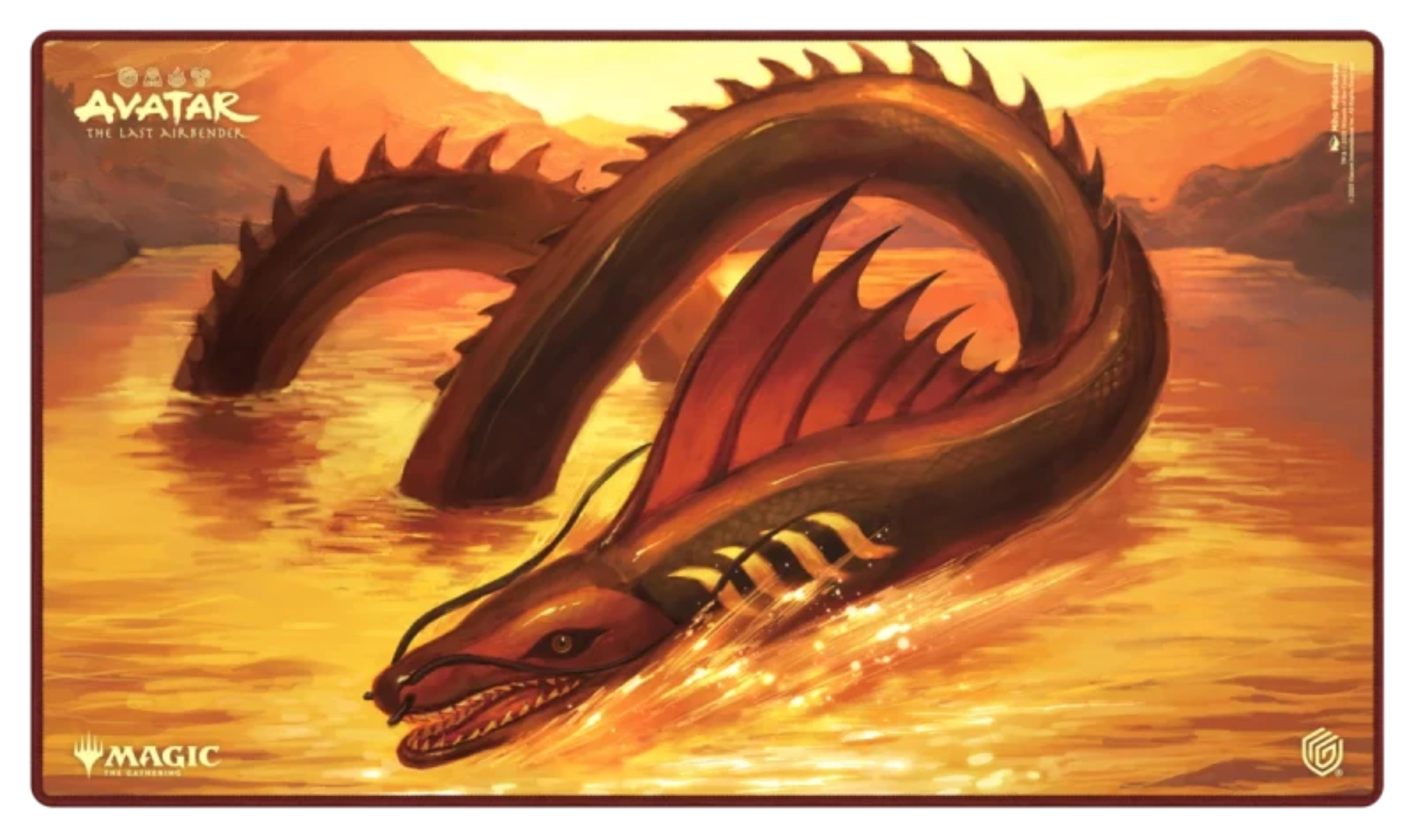 MTG Avatar the Last Airbender Unagi of Kyoshi Island Playmat