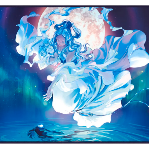 yue mtg card Avatar the Last Airbender Yue Moon Spirit Playmat