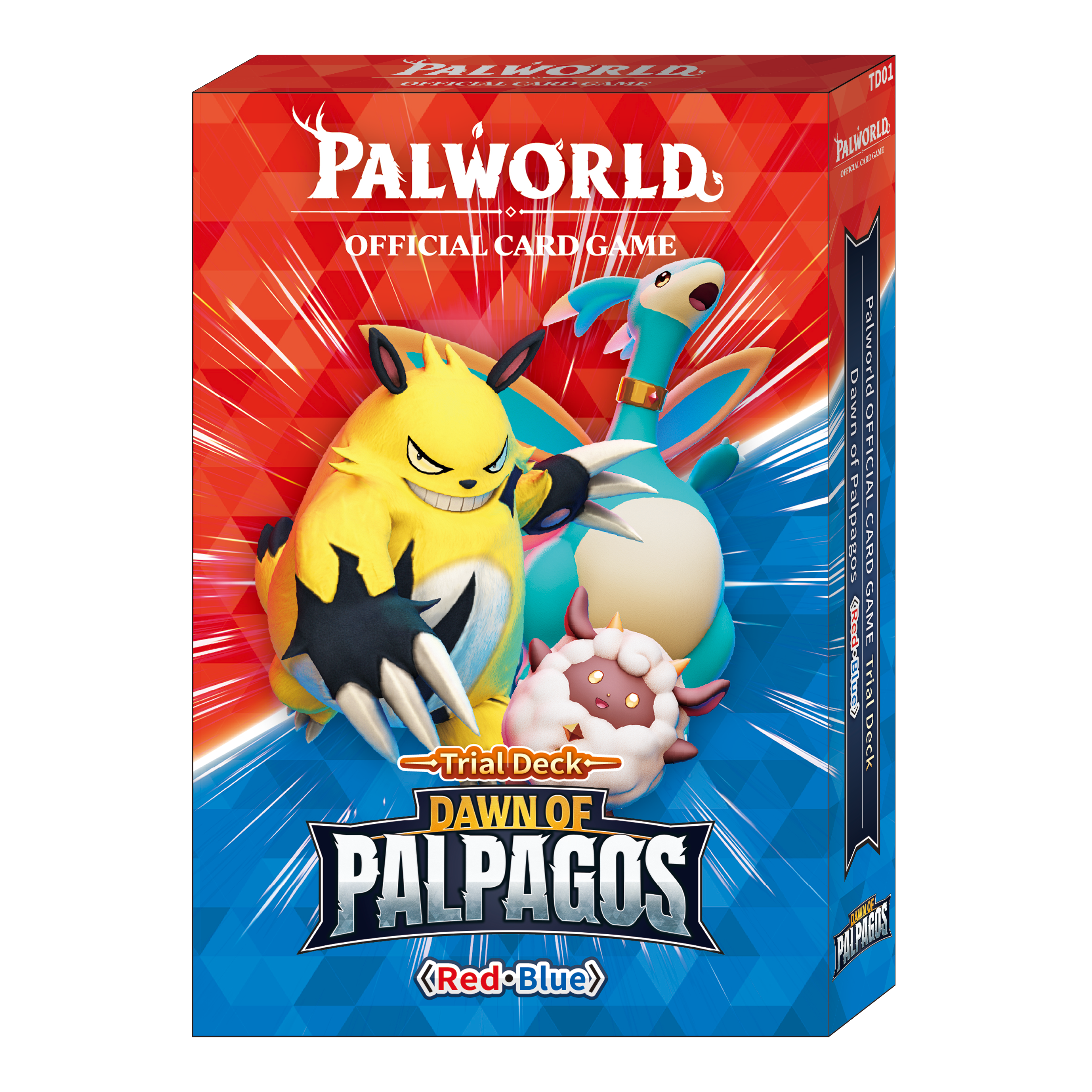 Palworld Dawn of Palpagos Trial Deck Red & Blue
