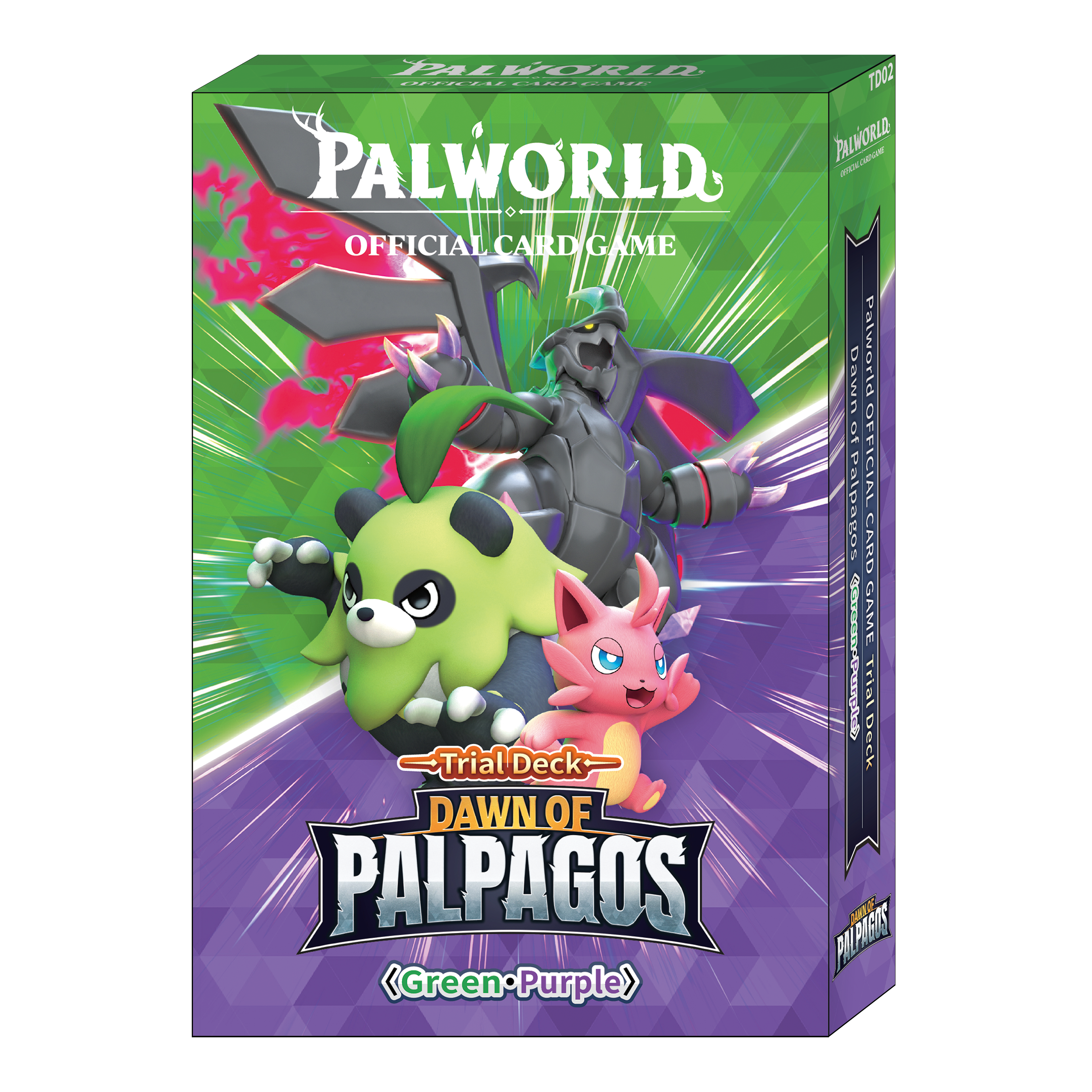 Palworld Dawn of Palpagos Trial Deck Green & Purple
