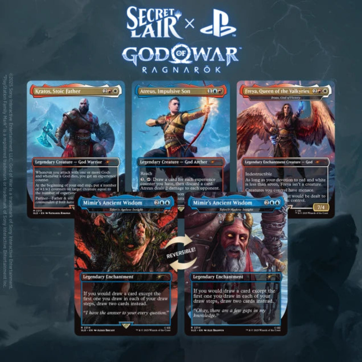 Secret Lair x God of War Norse Non-Foil Edition