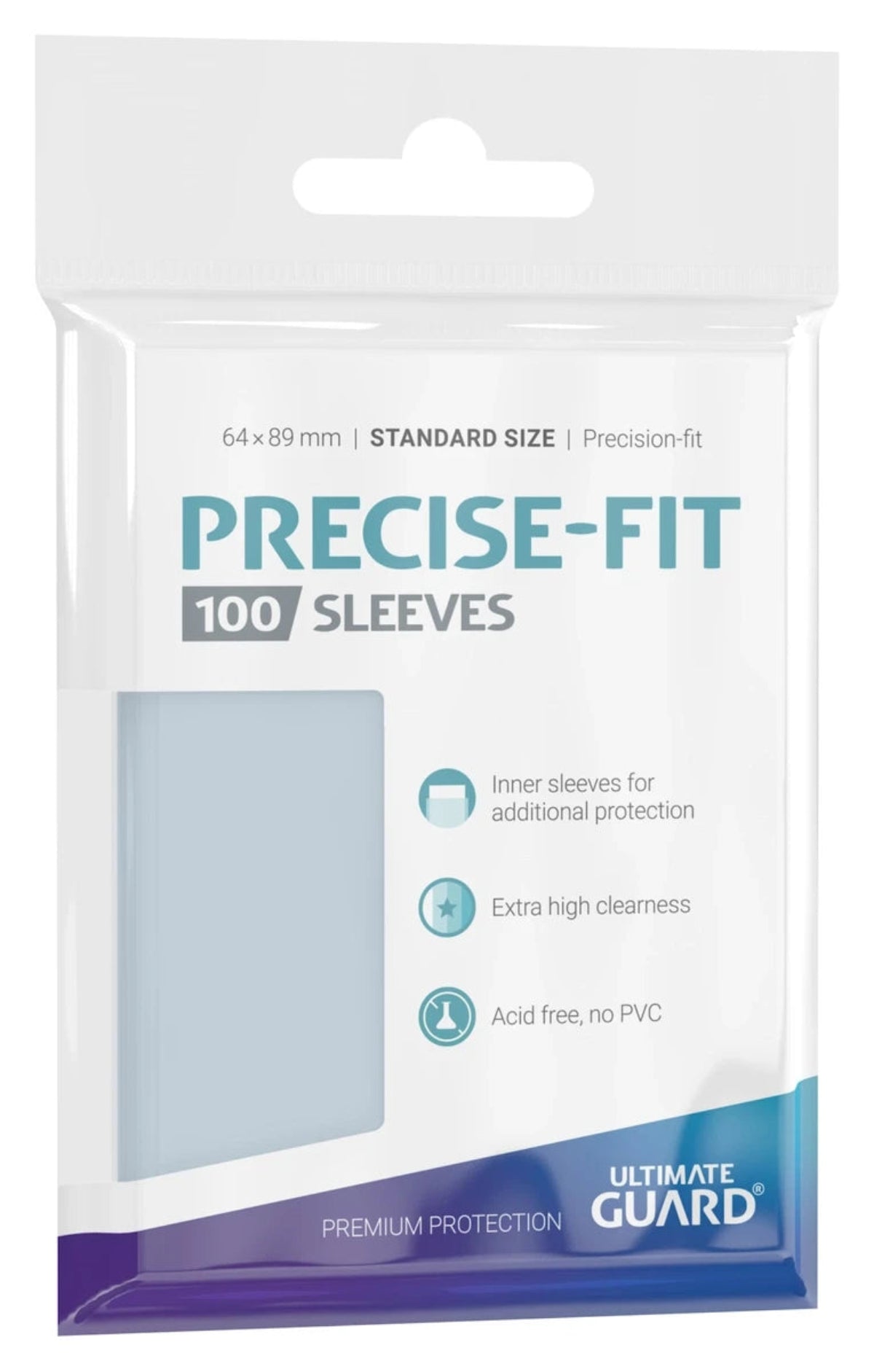 Ultimate Guard Precise-Fit Sleeves Standard Size 100ct