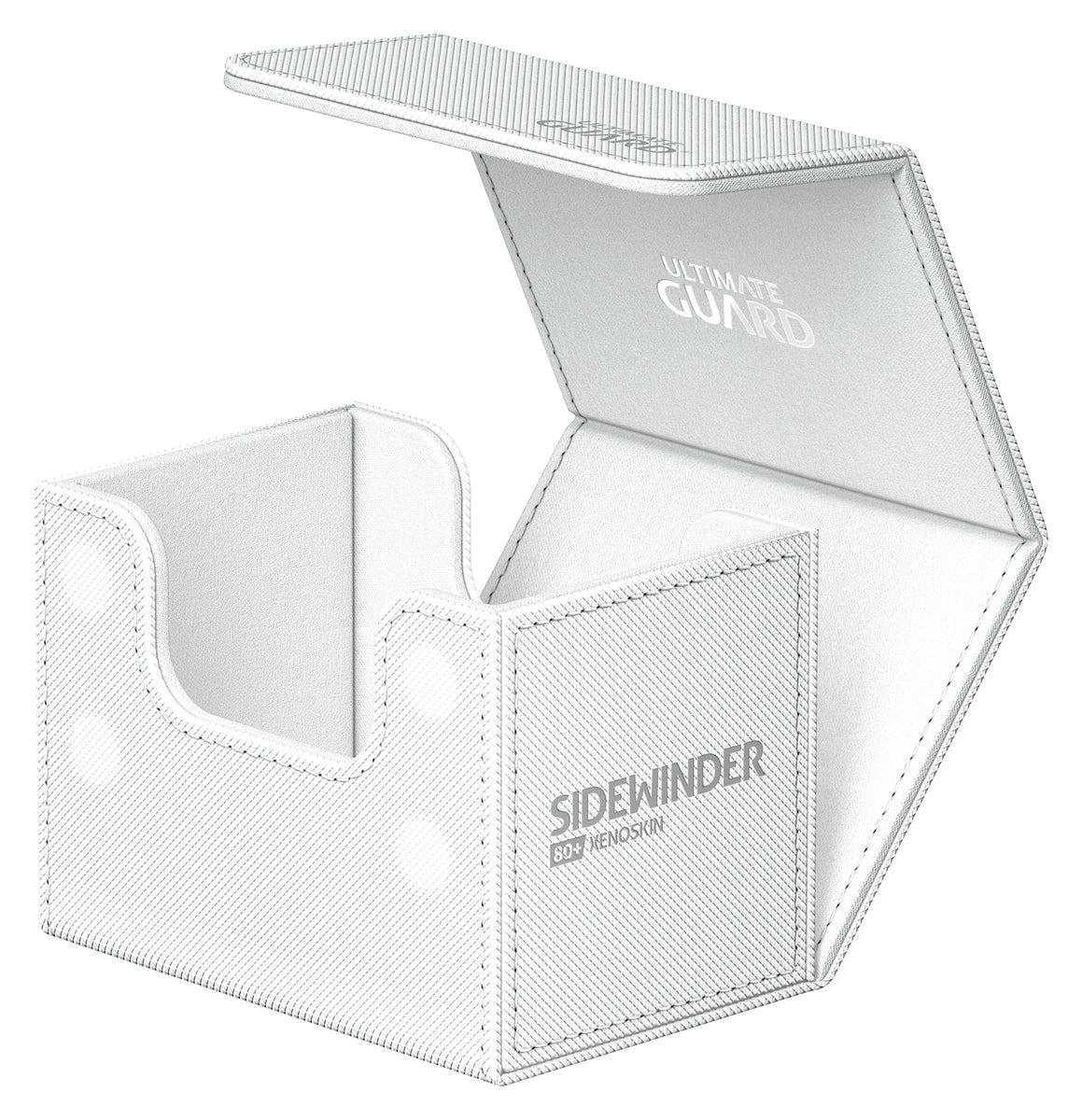 Ultimate Guard Sidewinder 80 White Xenoskin Deck Box