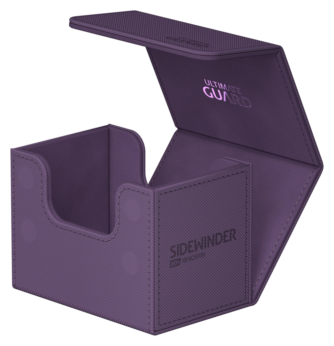 Ultimate Guard Sidewinder 80 Purple Xenoskin Deck Box