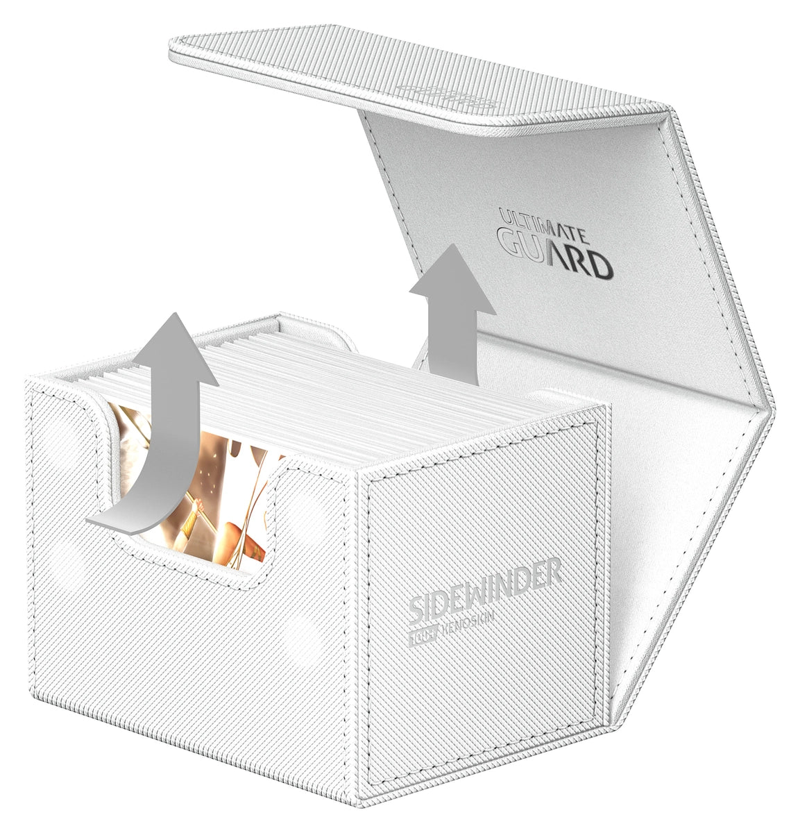 Ultimate Guard Sidewinder 100 White Xenoskin Deck Box